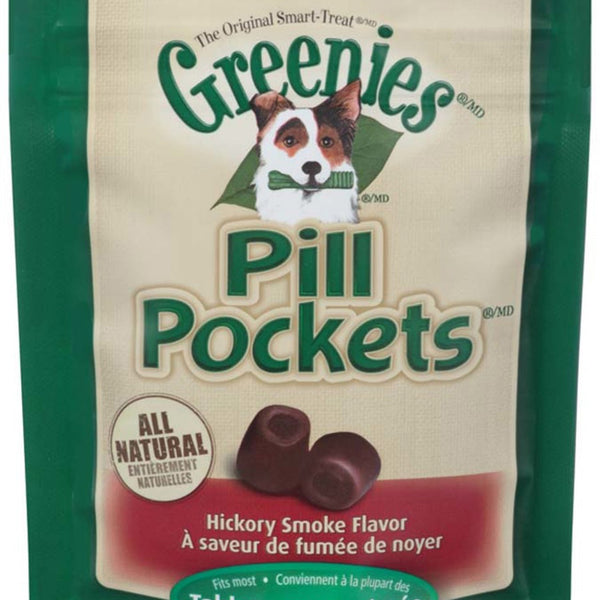 Greenies Pill Pockets for Tablets Hickory Smoke 1ea/30 ct, 3.2 oz