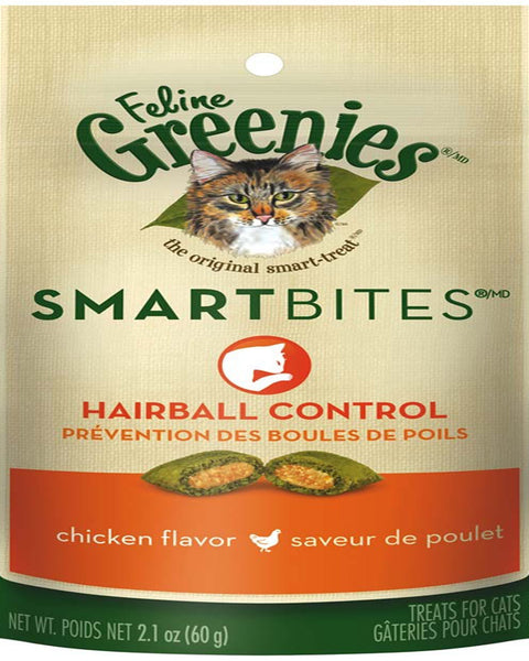 Greenies Feline SmartBites Healthy Indoor Cat Treats Chicken 1ea/2.1 oz
