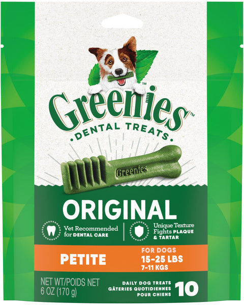 Greenies Dog Dental Treats Petite Original 1ea/6 oz, 10 ct