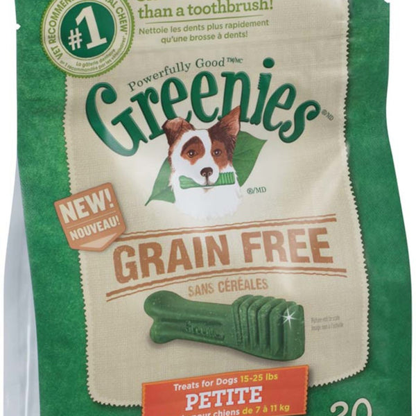 Greenies Grain Free Dog Dental Treats Petite Original 1ea/12 oz, 20 ct