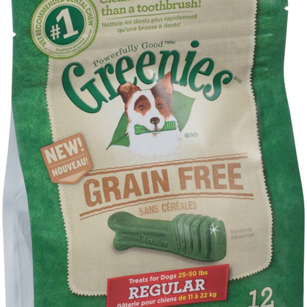 Greenies Grain Free Dog Dental Treats Regular Original 1ea/12 oz, 12 ct