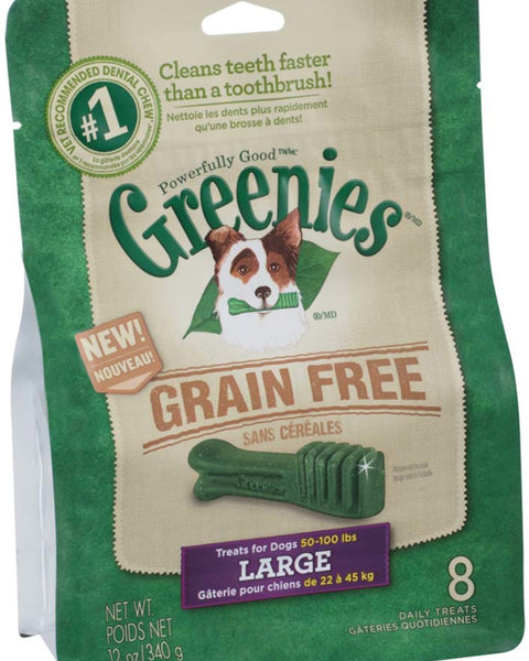 Greenies Grain Free Dog Dental Treats Large Original 1ea/12 oz, 8 ct