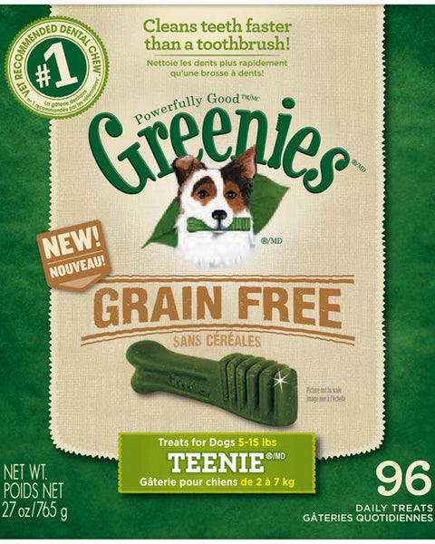 Greenies Grain Free Dog Dental Treats Teenie Original 1ea/27 oz, 96 ct