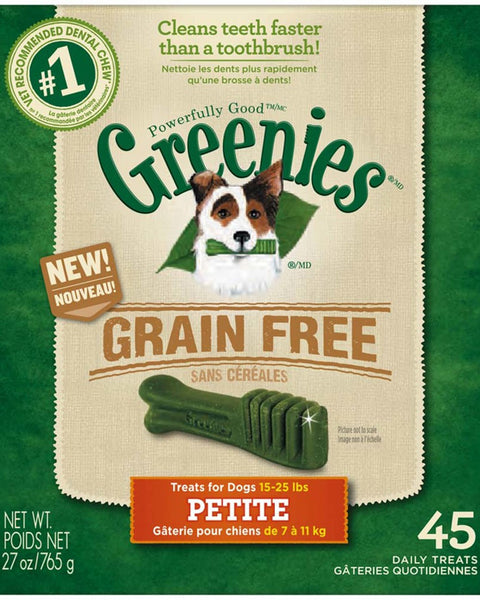 Greenies Grain Free Dog Dental Treats Petite Original 1ea/27 oz, 45 ct
