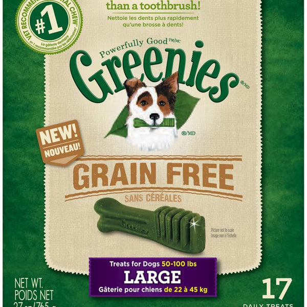 Greenies Grain Free Dog Dental Treats Large Original 1ea/27 oz, 17 ct
