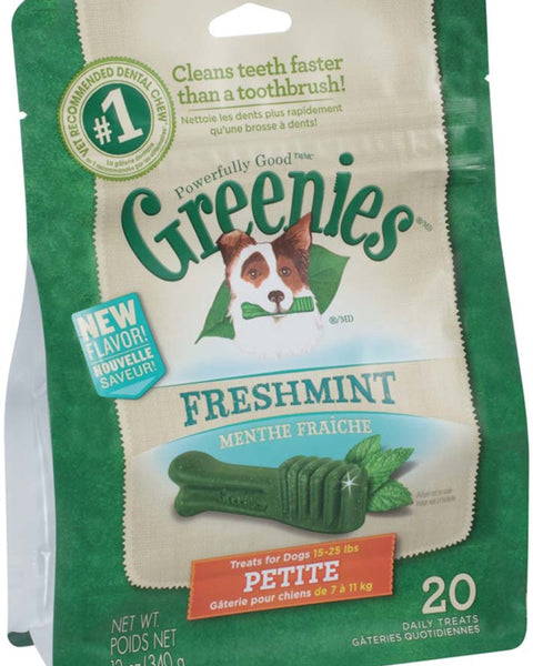 Greenies Dog Dental Treats Petite Fresh 1ea/12 oz, 20 ct