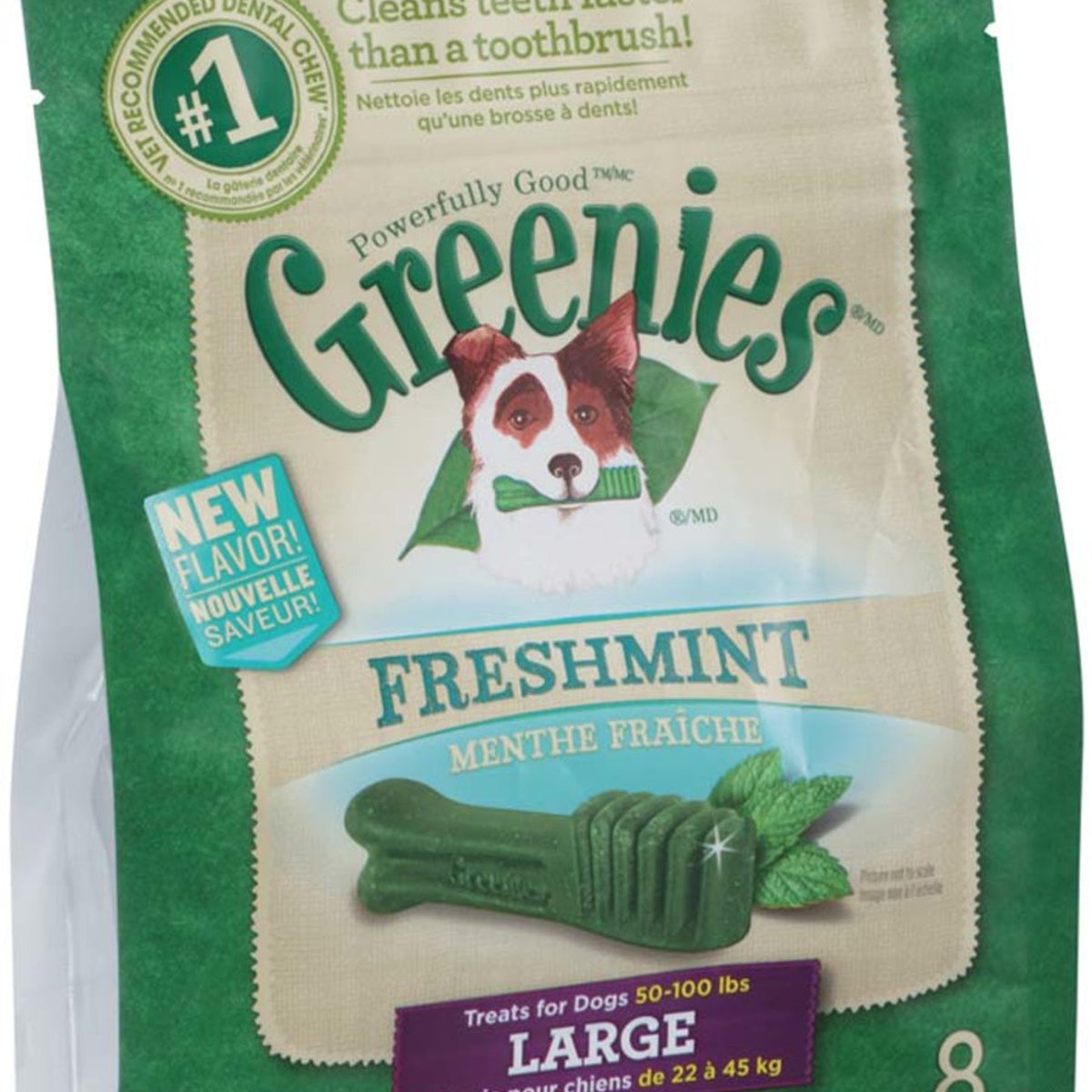 Greenies Dog Dental Treats Large Fresh 1ea/12 oz, 8 ct