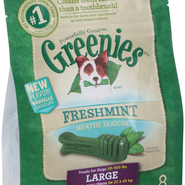 Greenies Dog Dental Treats Large Fresh 1ea/12 oz, 8 ct