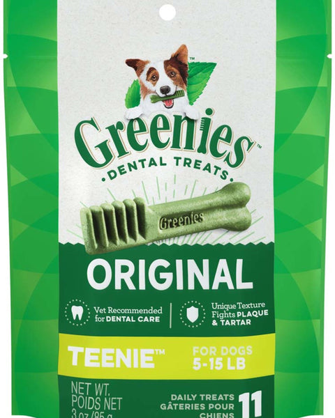 Greenies Dog Dental Treats Teenie Original 1ea/3 oz, 11 ct