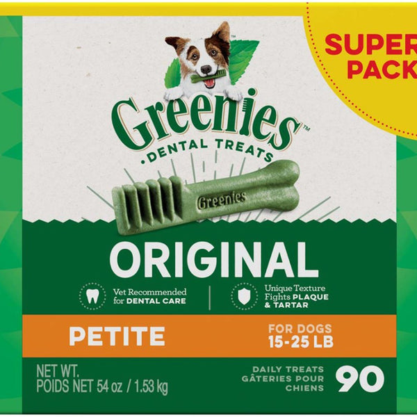 Greenies Dog Dental Treats Petite Original 1ea/54 oz, 90 ct