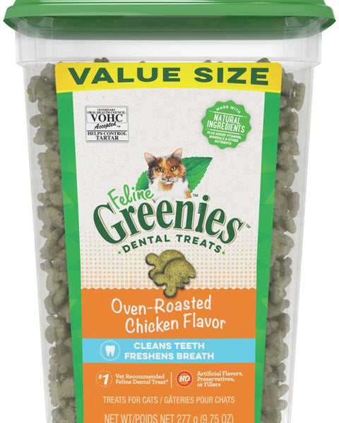 Greenies Feline Adult Cat Dental Treats Oven Roasted Chicken 1ea/9.75 oz