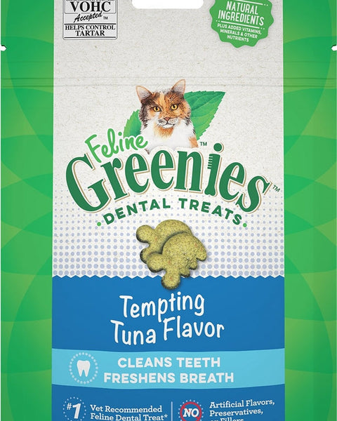 Greenies Feline Adult Cat Dental Treats Tempting Tuna 1ea/2.1 oz