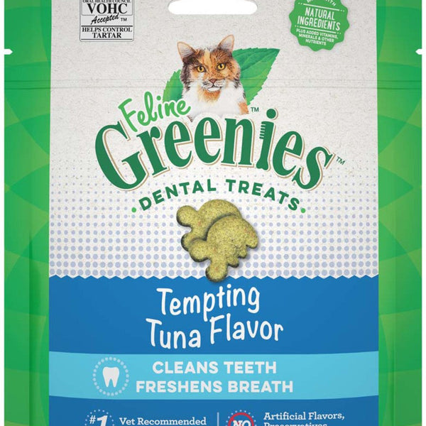 Greenies Feline Adult Cat Dental Treats Tempting Tuna 1ea/4.6 oz