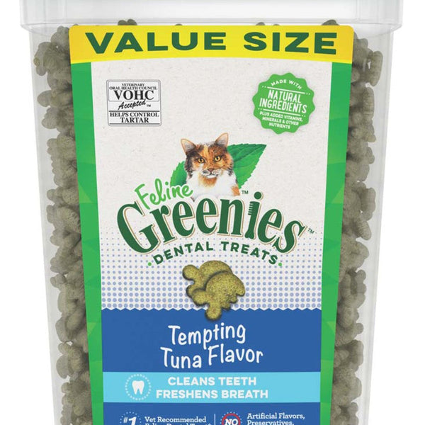 Greenies Feline Adult Cat Dental Treats Tempting Tuna 1ea/9.75 oz
