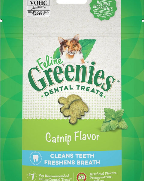 Greenies Feline Adult Cat Dental Treats Catnip 1ea/2.1 oz