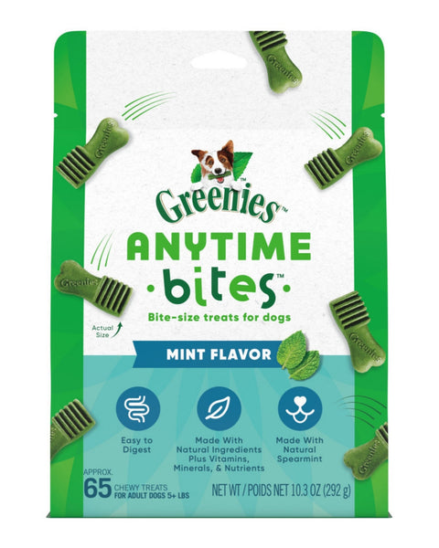 Greenies Anytime Bites Bite-Size Dog Dental Treats Mint 1ea/10.3 oz