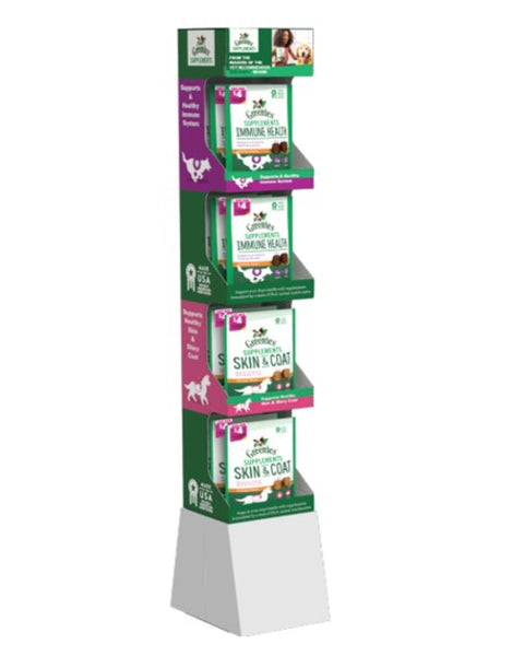 Greenies Skin & Coat Supplements 1ea/12Ct Floorstand
