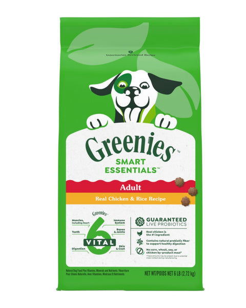 Greenies Smart Essentials Adult Dry Dog Food Chicken & Rice, 1ea/6 lb