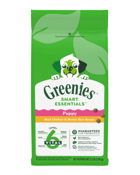 Greenies Smart Essentials Puppy High Protein Dry Dog Food Chicken, 1ea/5.5 lb