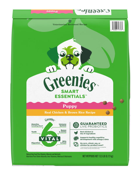 Greenies Smart Essentials Puppy High Protein Dry Dog Food Chicken, 1ea/13.5 lb