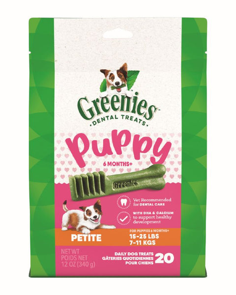 Greenies Puppy 6+ Months Dog Dental Treats Petite, 1ea/12oz.