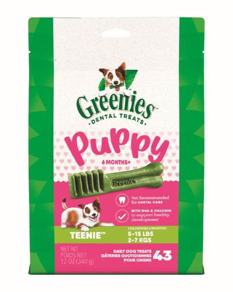 Greenies Puppy 6+ Months Dog Dental Treats Teenie, 1ea/12oz.