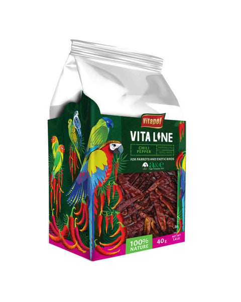 A & E Cages Vitapol Vita Line Chili Pepper for Parrots & Exotic Birds 1ea/150 g