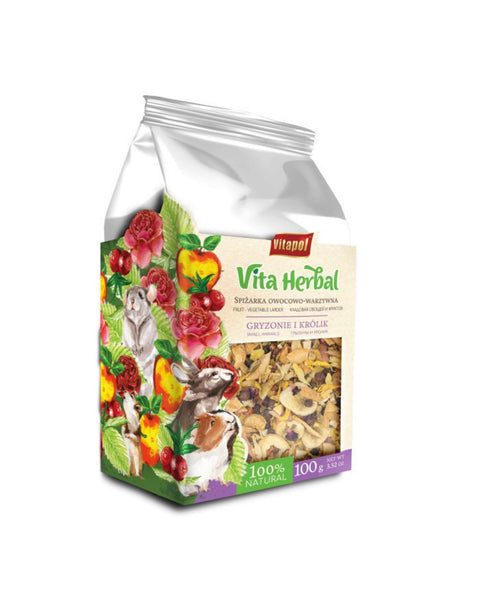 A & E Cages Vita Herbal Fruit & Vegetable Mix 1ea/100 g