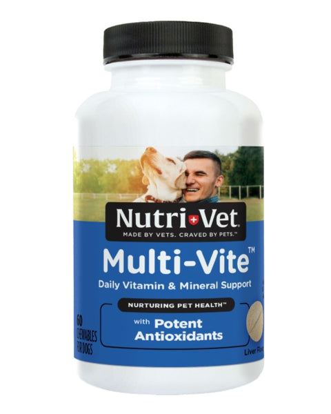 Nutri-Vet Multi-Vit Vitamins and Minerals Adult Dogs 1ea/60 Tablets