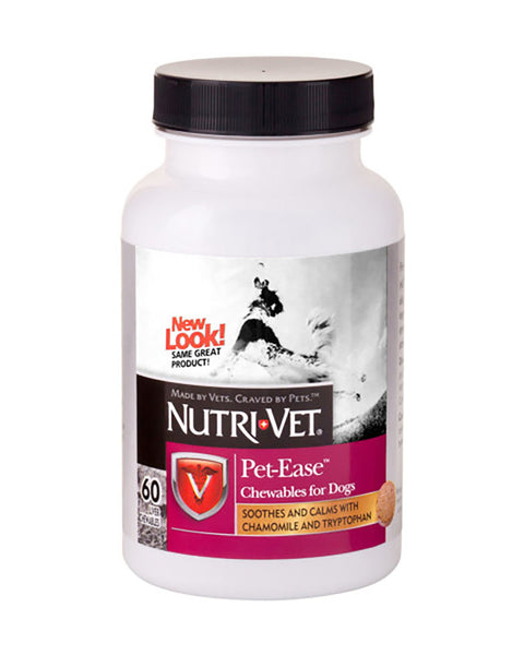 Nutri-Vet Pet-Ease Natural for Dogs 1ea/60 ct