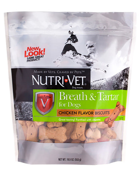 Nutri-Vet Breath & Tarter Dog Biscuits Chicken 1ea/19.5 oz