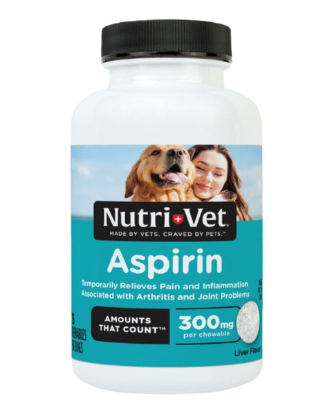 Nutri-Vet K9 Aspirin Liver Chewables Medium/Large Dog 1ea/75 ct