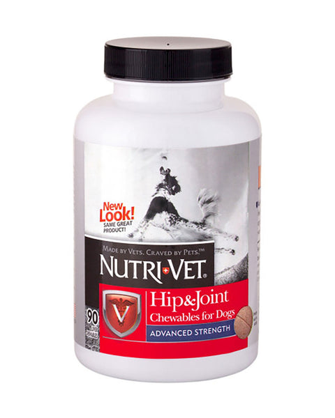 Nutri-Vet Hip & Joint Veterinary Strength Liver Chewables 1ea/90 ct