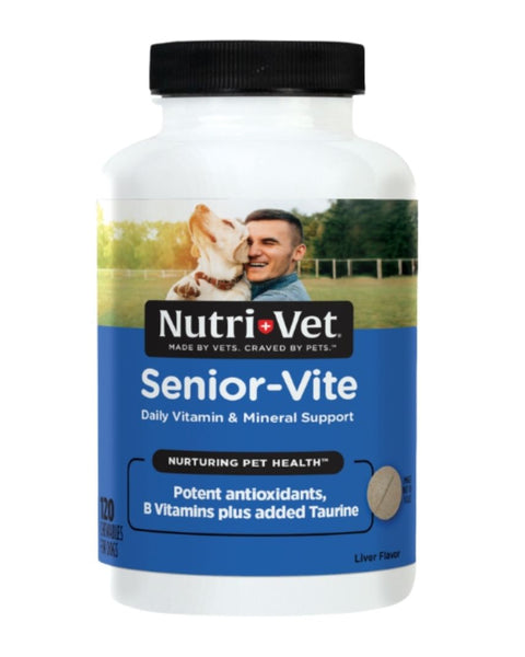 Nutri-Vet Senior-Vite Liver Chewables 1ea/120 ct