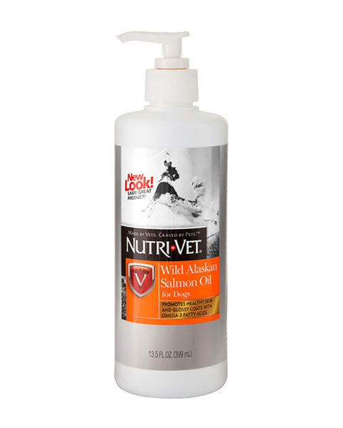 Nutri-Vet Wild Alaskan Salmon Oil for Dogs 1ea/13.5 oz