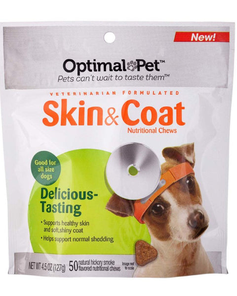 Nutri-Vet Optimal Pet Skin Coat Soft Chews 1ea/4.5 oz, 50 ct