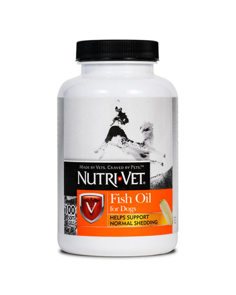 Nutri-Vet Fish Oil Softgels for Dogs 1ea/100 ct