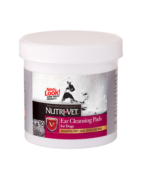 Nutri-Vet Ear Cleansing Pads for Dogs 1ea/90 ct