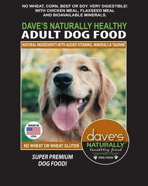 Dave's Pet Food Naturally Healthy Adult Dry Dog Food 18Lbs.