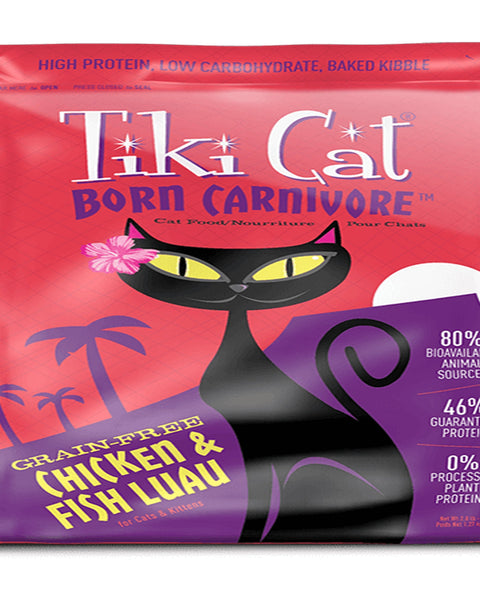 Tiki Pets Cat Carnivore Luau Chicken Fish 11.1 Lbs