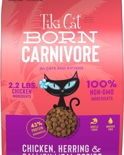 Tiki Pet Cat Carnivore Grain Free Chicken and Herring 2.8lbs.