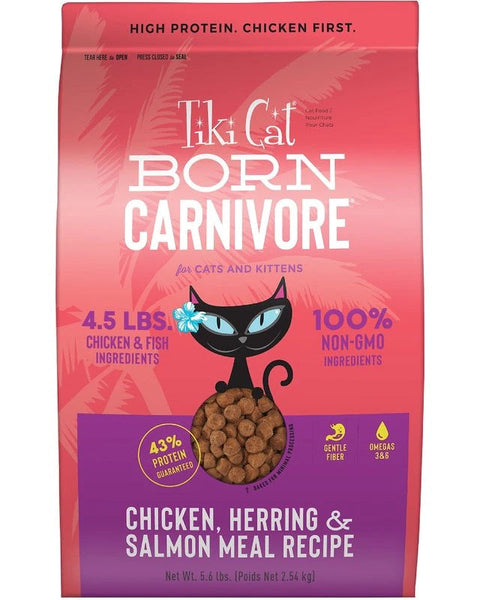 Tiki Pet Cat Carnivore Grain Free Chicken and Herring 5.6lbs.