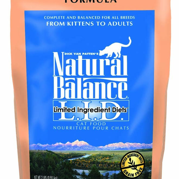 Natural Balance Pet Foods L.I.D. Dry Cat Food Green Pea & Salmon 1ea/2 lb