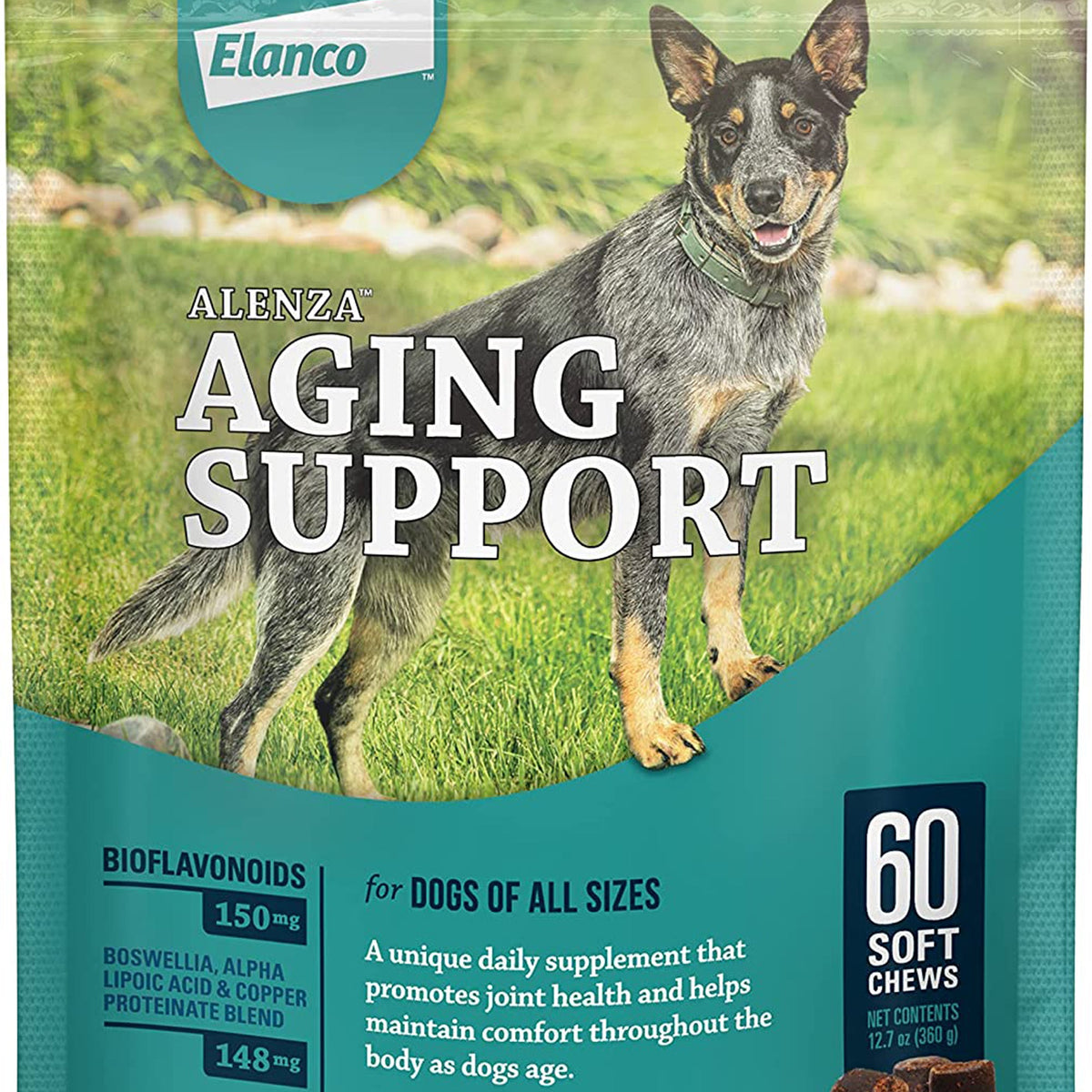 Bayer Dog Alenza Aging Support Soft Chews 60Ct.