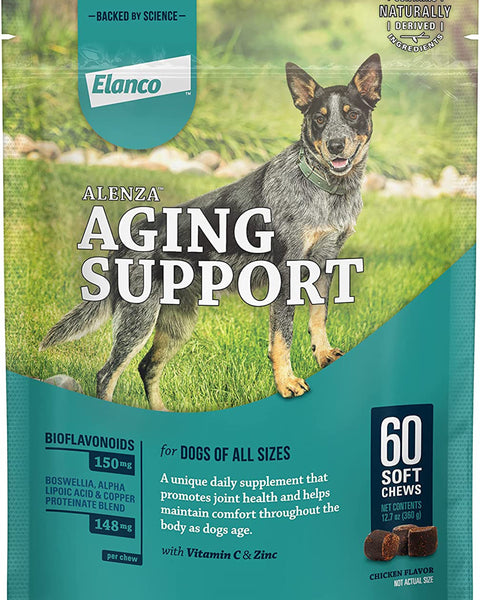 Bayer Dog Alenza Aging Support Soft Chews 60Ct.