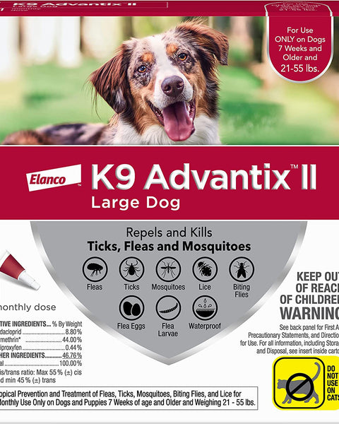 Advantage Ii Single Dose Large Dog Red