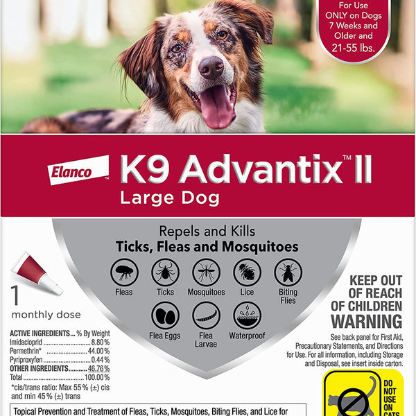 Advantage Ii Single Dose Large Dog Red