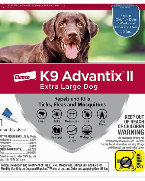 Advantage Ii Single Dose Xlarge Dog Blue