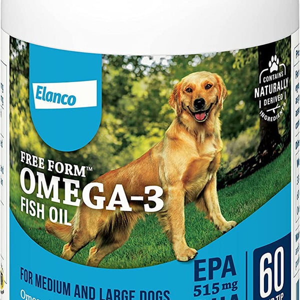 Bayer Dog Omega-3 Fish Oil Capsules 60Ct.