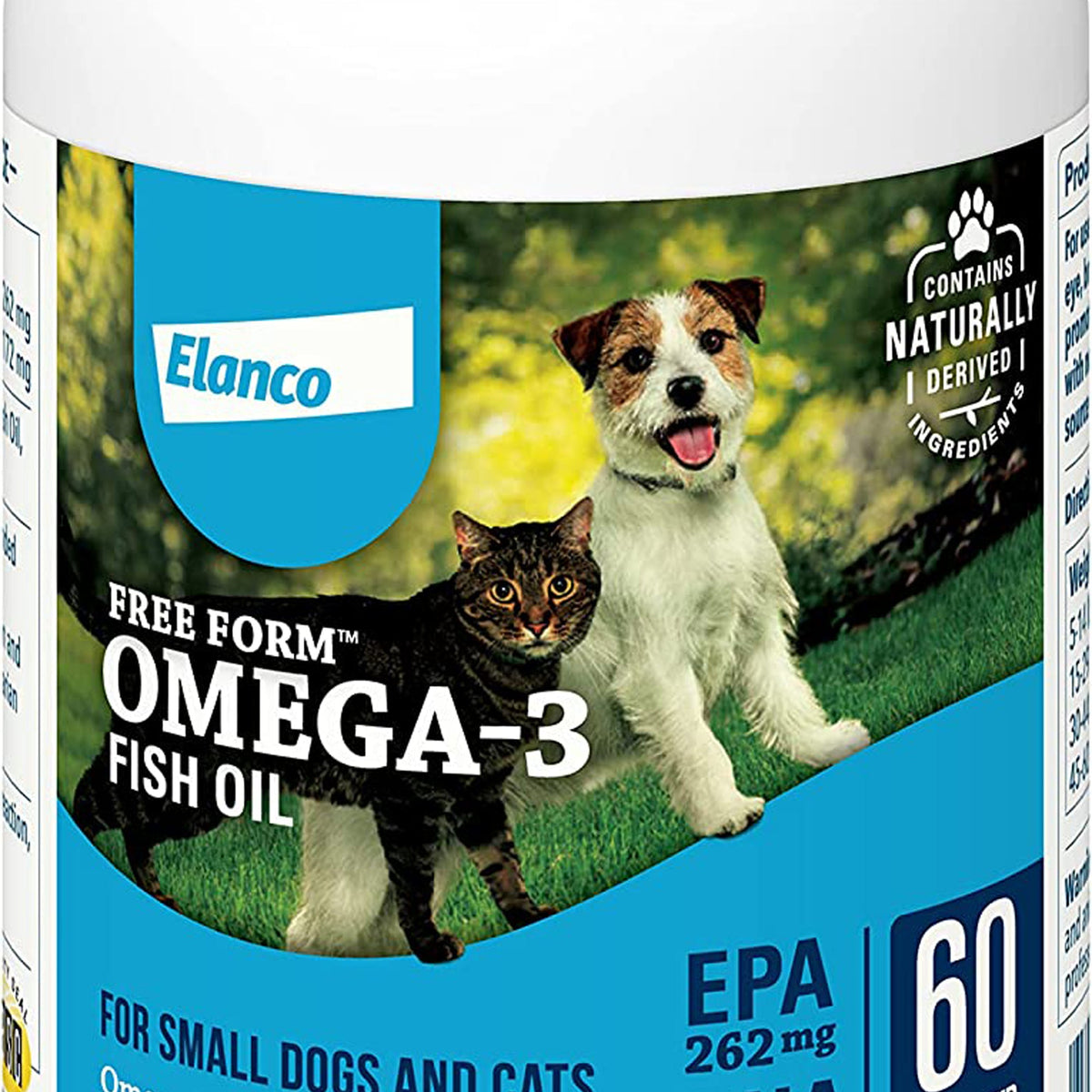 Bayer Dog Cat Omega-3 Fish Oil Capsules 60ct.